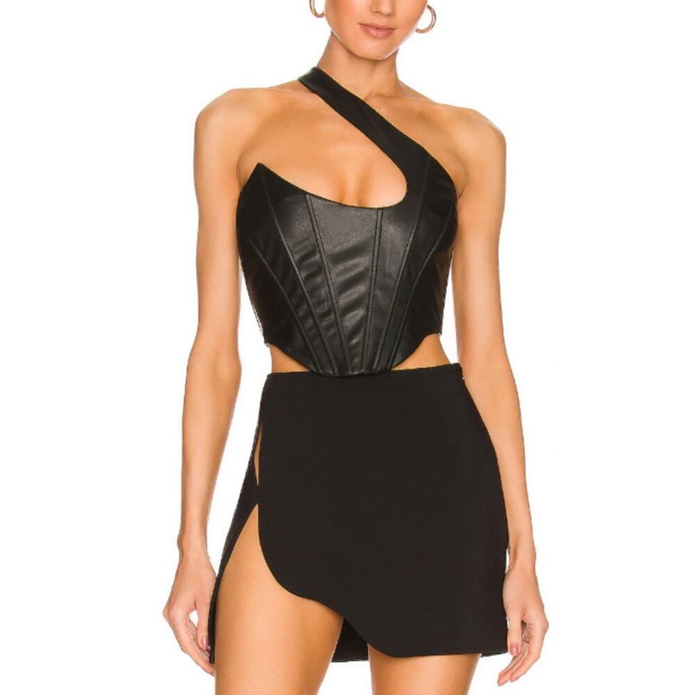 Nbd 'Elodie' Black Blouse Top Size S